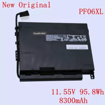 Новый оригинальный PF06XL литий-ионный аккумулятор для ноутбука HP 17-W110ng TPN-Q174 HSTNN-DB7M 853294-850 853294-855 11,55 V 95.8Wh 8300mAh