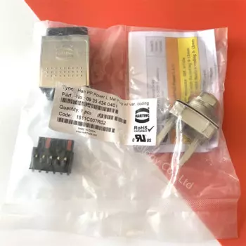 Новый оригинальный сверхмощный разъем питания Han PP Power L Met plug var cod 9-13 мм 16A 09354340401