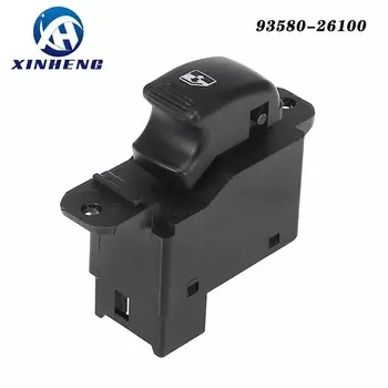 Новый переключатель стеклоподъемника со стороны пассажира для Hyundai Santa Fe 2001, 2002, 2003, 2004, 2005, 2006, 93580-26100 9358026100