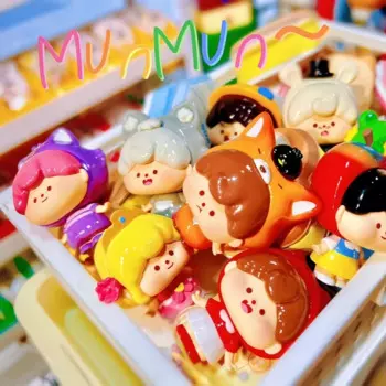 Новый подлинный munmun, детское сердце, мечта, милая зернистая слепая коробка, игровая сказка, серия, украшение, маленькая фигурка, игрушка в подарок