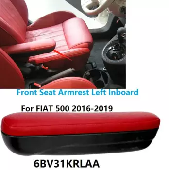 Новый подлокотник переднего сиденья левый внутри для FIAT 500 2016-2019 6BV31KRLAA 6BV48KPLAA