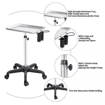 Новый поднос для волос, тележка для хранения и хранения инструментов для парикмахерской красоты