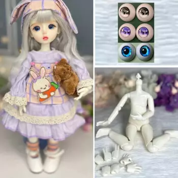 Новый Полный комплект 1/6 BJD кукла модная женская 30 см кукла с 3 парными глазами Детская кукла для девочек игрушка подарок (открытая голова)