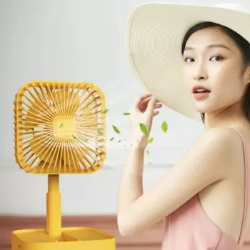 Новый Популярный портативный Электрический вентилятор с USB-зарядкой, настольный воздушный охладитель с сильным ветром для путешествий, офиса, комнаты, дома
