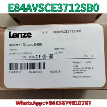 Новый преобразователь частоты E84AVSCE3712SB0, быстрая доставка