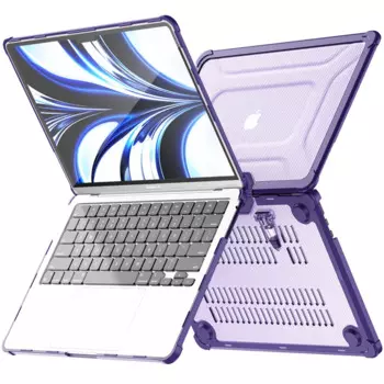 Новый противоударный чехол-подставка для Macbook Air M1 M2 M3 13,6 15,3 Pro 13 14 16 ''прозрачный защитный чехол для A2337 A2681 A2442 A2941