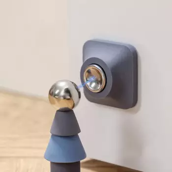 Новый противоударный силиконовый дверной ограничитель от KK & FING, прочный магнитный бесшумный дверной ограничитель, магнитный дверной ограничитель