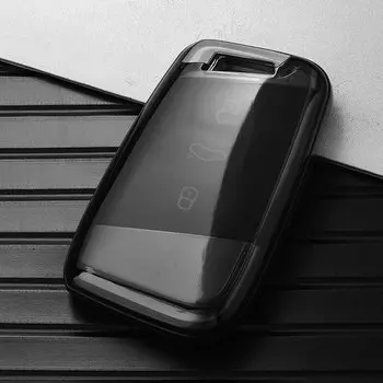 Новый прозрачный мягкий чехол из ТПУ для автомобильных ключей, сумка для VW Volkseagen Passat B8 Magotan для Skoda Superb A7 Kodiaq, брелок для сиденья