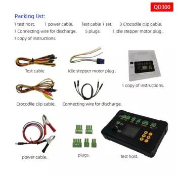 Новый QD300 автомобильный детектор катушки зажигания CRIN инжектор электромагнитный клапан холостого хода шаговый двигатель инструмент симулятор привода неисправности