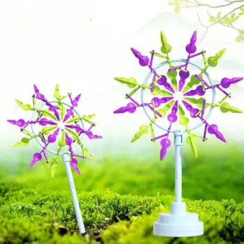 Новый редис ветряная мельница с невооруженным глазом 3D ветряная мельница в виде подсолнечника ручная вращающаяся спина для дома и улицы Игрушки для мальчиков и девочек
