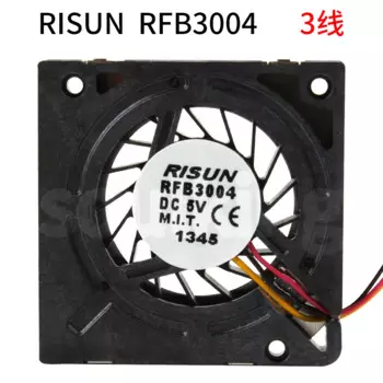 Новый RFB3004 RISUN 3,3 В 5 в 3004 воздуходувка 4 мм профильный выдувной вентилятор охлаждающий вентилятор