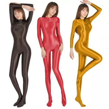 Новый сексуальный цельный купальник для мужчин и женщин, блестящие колготки, жирный шелковистый спортивный боди, велосипедные колготки, гидрокостюм, купальные костюмы большого размера