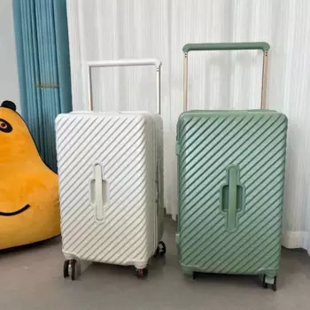 Новый Широкий чемодан на колесиках, Женский чемодан на колесиках большой вместимости, универсальный Дорожный чемодан на колесиках, прочный и долговечный