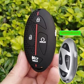 Новый силиконовый чехол для дистанционного ключа автомобиля, чехол для Hyundai Kona Ioniq Santa Fe MX5 Tucson 2025 StubHub 2024, держатель для брелока в виде ракушки