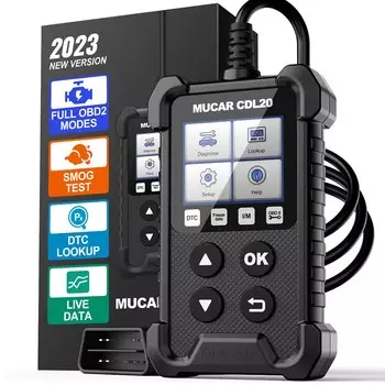 Новый сканер MUCAR CDL20 Obd2, инструменты для автоматической диагностики, бесплатный пожизненный автомобильный считыватель кодов, проверка двигателя, полный OBD, 2 функции