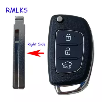 Новый складной автомобильный Выкидной ключ с 3 кнопками для Hyundai Solaris IX35 IX45 ELANTRA Santa Fe HB20 Verna Solaris