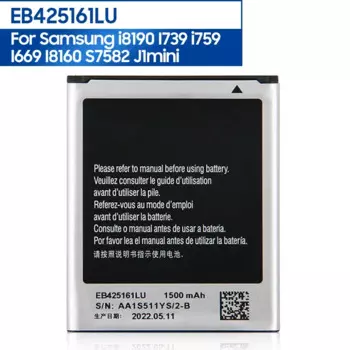 Новый Сменный аккумулятор EB425161LU для Samsung i8190 I739 i759 I669 I8160 S7582 J1mini, аккумуляторная батарея 1500 мАч