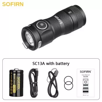 Sofirn SC13A черный фонарик 1300 люмен