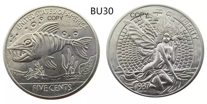 Новый стиль Mix Hobo Никель Баффало Никель Редкая креативная забавная копия монеты