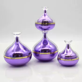 Новый стиль стеклянная бутылка для вина фиолетовый 10 г крем бутылка 30 г косметическая бутылка пустой уход за кожей пакет бутылка упаковки для макияжа многоразового использования Бутылка