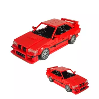 Новый строительный блок для суперкара E36, модель строительного блока MOC, креативный Детский конструктор на день рождения, игрушка в подарок