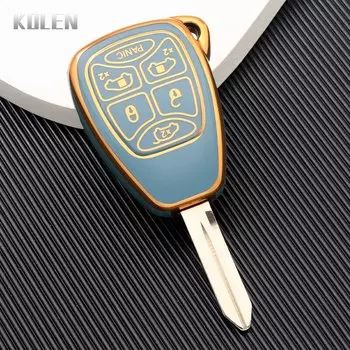 Новый ТПУ чехол для автомобильного ключа для Chrysler 300 PT Cruiser Sebring Dodge Caliber Nitro Jcuv для Jeep Compass Liberty Compass