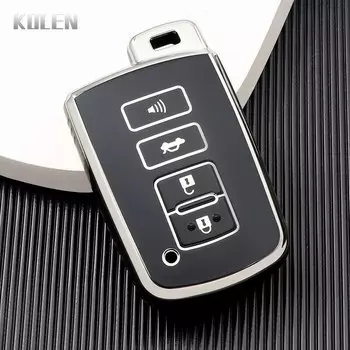 Новый ТПУ чехол для автомобильного ключа с дистанционным управлением для Toyota Corolla Camry RAV4 Highlander Auris CHR Avalon Land Cruiser Fob аксессуары