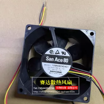 Новый трехпроводной измерительный охлаждающий вентилятор 109R0824S401 8025 24 в А
