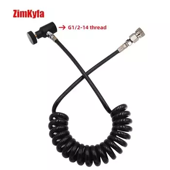 Новый удаленный шланг HPA с микроотверстием, плетеный внутренний шланг, 2,5 метра, быстрое подключение, высокое давление, аксессуары