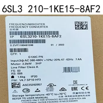 Новый в герметичной коробке 6SL3210-1KE15-8AF2 инвертор G120C