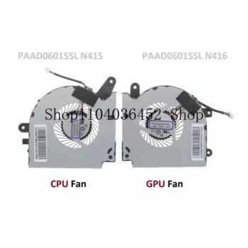 Новый вентилятор MS-17F3 для MSI GF75 Thin 8RC 8RD 9SC 9SD, охлаждающий вентилятор для процессора и графического процессора ноутбука