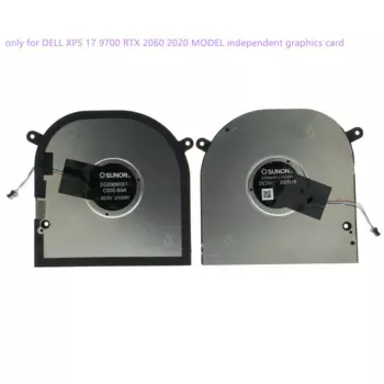 Новый вентилятор охлаждения ЦП + ГП для DELL XPS 17 9700 RTX 2060 2020