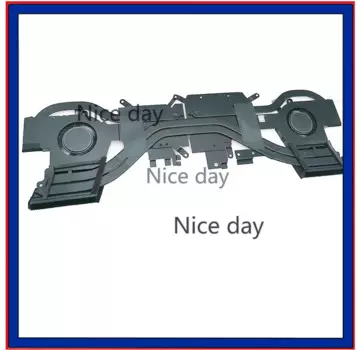 Новый вентилятор охлаждения процессора и графического процессора ноутбука с радиатором для Dell Alienware x14 P150G002 0TJGG6