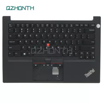 Новый верхний чехол с упором для рук и клавиатурой США (без подсветки) для Lenovo Thinkpad E14 Gen 2