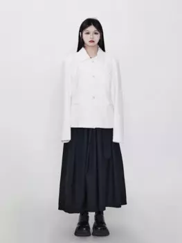 Новый весенний Блейзер SuperAen 2024, женская модная белая куртка и пальто