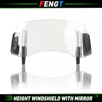 Новый ветровой отражатель с зеркалом заднего вида для YAMAHA Tracer 9GT 900GT TENERE 700 Регулируемый ветровой экран удлинитель для лобового стекла