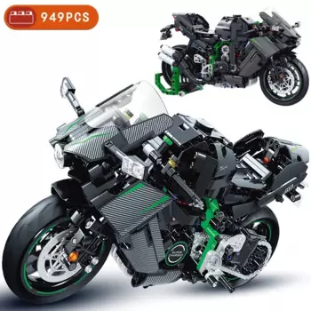 Новый Winner мотоцикл техническая модель строительные блоки MOC гоночный автомобиль мотоцикл фотоигрушки для детей Подарки 8110