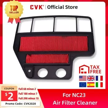 Новый впускной воздушный фильтр CVK для мотоцикла, сменный элемент для очистки для HONDA CBR400 RR NC23 CBR400RR CBR23 MC23