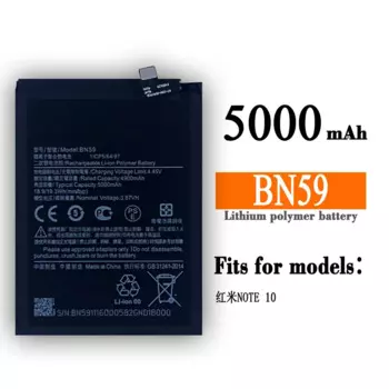 Новый высококачественный аккумулятор BN59 4900 мАч для Redmi Note 10 Note 10 Pro 10S Note 10pro Global + бесплатные инструменты