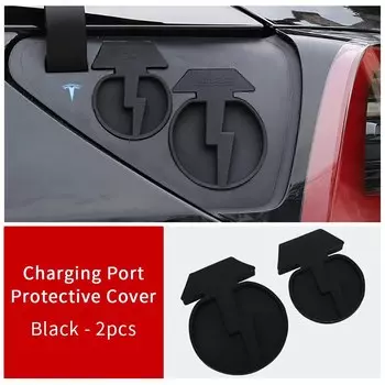 Новый защитный чехол для зарядного порта Tesla Model 3 Y, водонепроницаемый силиконовый чехол, Пылезащитная заглушка, обновленные электрические автомобильные аксессуары