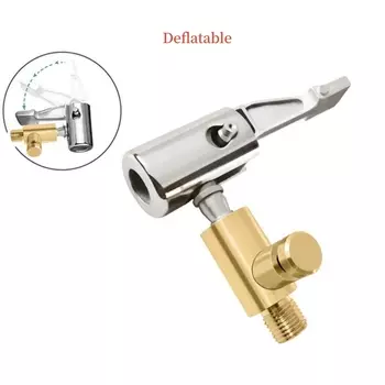 Новый зажим для насадки для автомобильных шин, портативный разъем для надувного насоса для компрессора воздушного патрона для шин, можно заслончить, адаптер ремонтного клапана