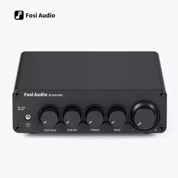 Новый звуковой усилитель мощности Fosi, Bluetooth, 2,1 каналов, усилитель звука для динамика, сабвуфера, 165Wx2 + 350W BT30D PRO