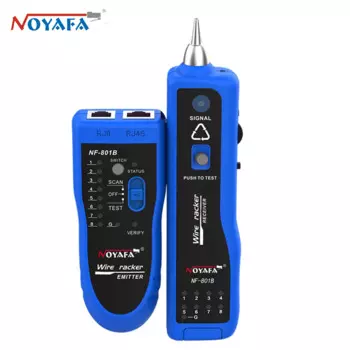 Noyafa NF-801B Многофункциональный тестер сетевых кабелей RJ11 Rj45 инструменты для измерения сети в проводе отслеживание открытых коротких замыканий кабеля
