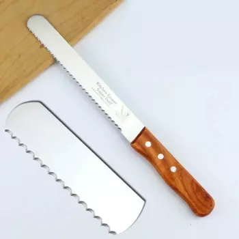 Нож для хлеба HEONYIRRY 8 дюймов из нержавеющей стали