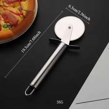 Роликовый резак для пиццы, нож для пиццы из нержавеющей стали, лопатка, блин для торта, многофункциональный круглый волнистый резак, колеса, варочная панель, инструменты для выпечки пиццы