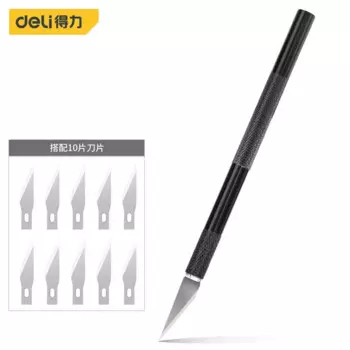 Нож для резьбы по дереву Deli из нержавеющей стали