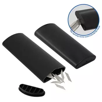 Нож для резки из винила FOSHIO 2/5 шт., измельчитель мусора, контейнер с защелкой, 30 градусов, карбоновый станок для резки пленки, автомобильные аксессуары