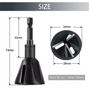 Нож для снятия заусенцев с фаской, цилиндрический нож для снятия фаски, инструмент для ремонта винтов, инструмент для обрезки резьбы и углового болта