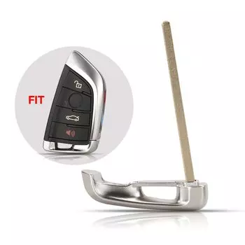 Нож jingyuqin с карточным стилем, умный пульт дистанционного управления, Автомобильный ключ для BMW X5, X6, F15, X6, F16, G30, 7 серии G11, X1, F48, F39, необработанный пустой ключ