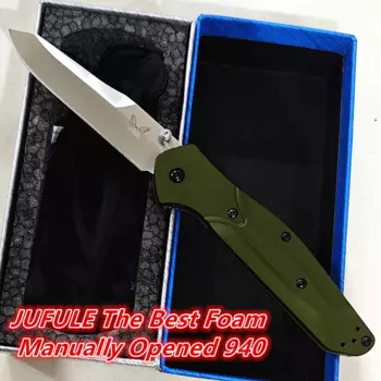 Нож складной ручной JUFULE 940BK/ 940 ручной алюминиевый с лезвием марки S30V для кемпинга и охоты